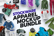 Stockware Apparel Mockup Bundle, a Hoody Mockup by Stockware (Thumbnail 1 of 8)