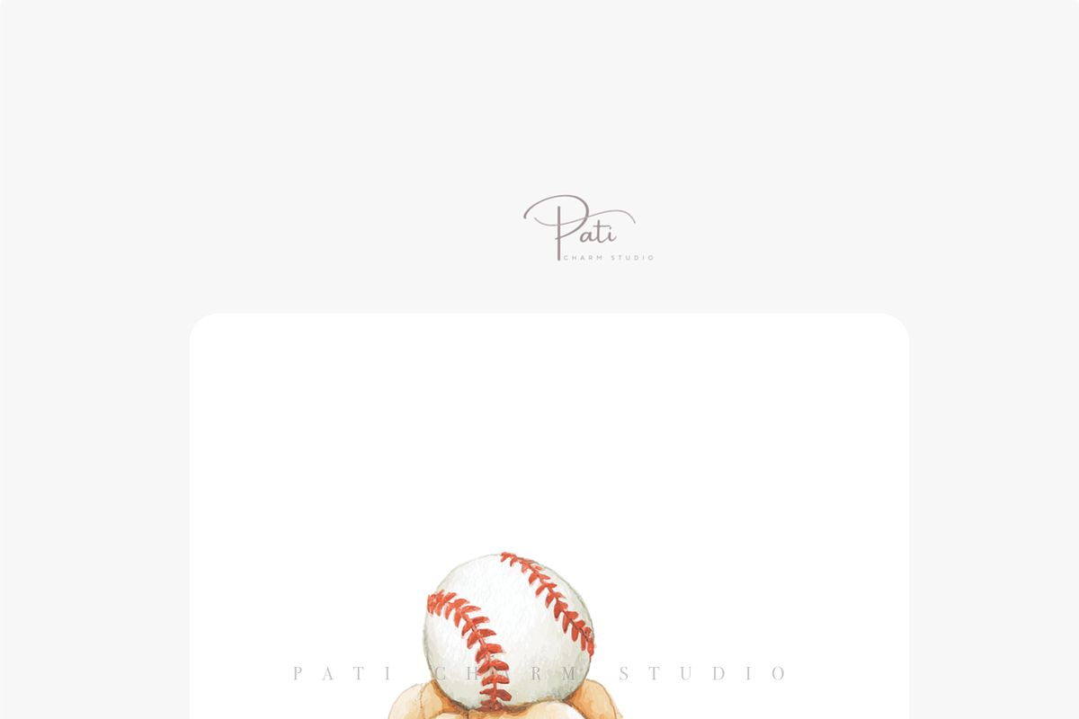 65 Baseball Clipart Bundle, a Sport Illustration by Pati Charm Studio (Photo 6 of 8)