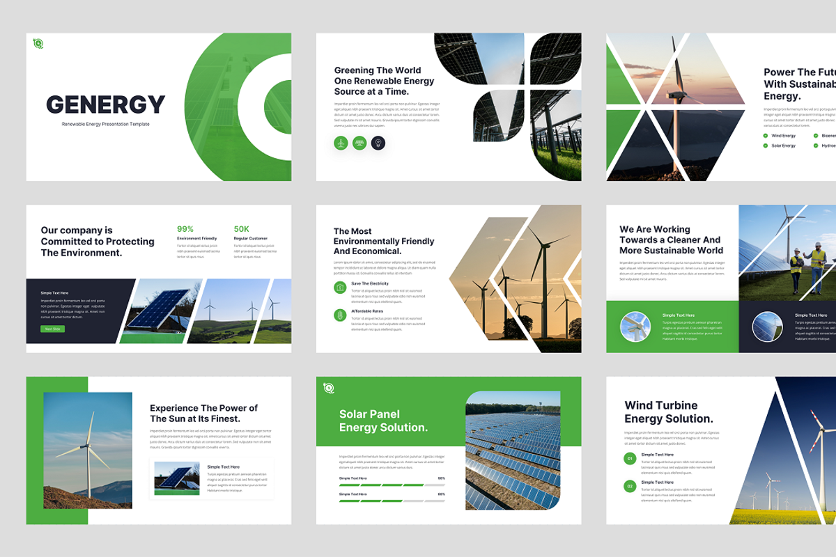 Renewable Energy Powerpoint Template, a Presentation Template by Biwarastudio (Photo 2 of 5)