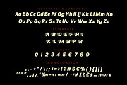 Lenozkonser - Display Racing Font, a Serif Font by twinstd (Thumbnail 3 of 8)
