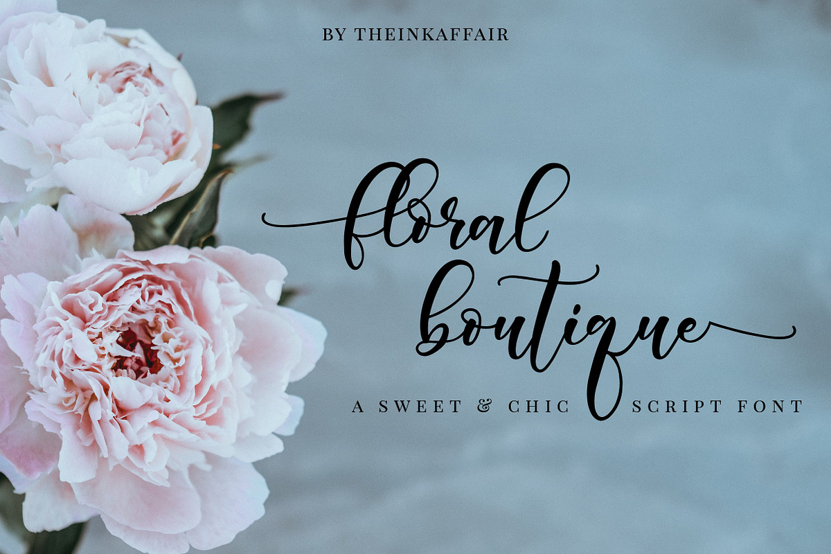 Floral Boutique Calligraphy Font