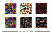 Butterfly Retro Art Style Patterns, a Pattern Graphic by karenfoleyphoto (Thumbnail 9 of 16)