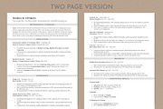 ATS Resume / CV, a Resume Template by Anjum Ilyas (Thumbnail 3 of 7)