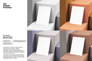 A4 Poster Mockup Template