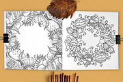 Magic Autumn Forest coloring pages, an Illustration by Color and Decor (Thumbnail 5 of 6)