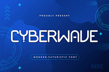 Cyberwave – A Modern Futuristic Font