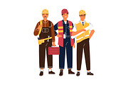 Team of industrial workers, a Person Illustration by Good Studio (Thumbnail 3 of 5)