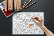 20 Coloring Pages for kids | Animals, an Animal Illustration by ChristinaDesigns (Thumbnail 5 of 8)