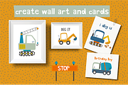 Diggers clipart set, an Illustration by Poppymoondesign (Thumbnail 2 of 3)
