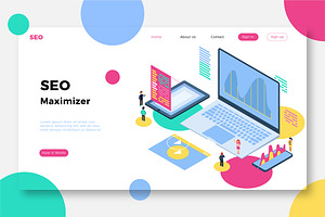 SEO Maximizer - Banner & Landing Pag