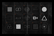 150 Geometric Distressed Shapes, an Object Graphic by Samolevsky (Thumbnail 8 of 18)