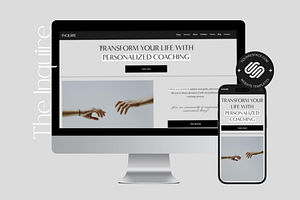 Website Template Life Coach INQUIRE