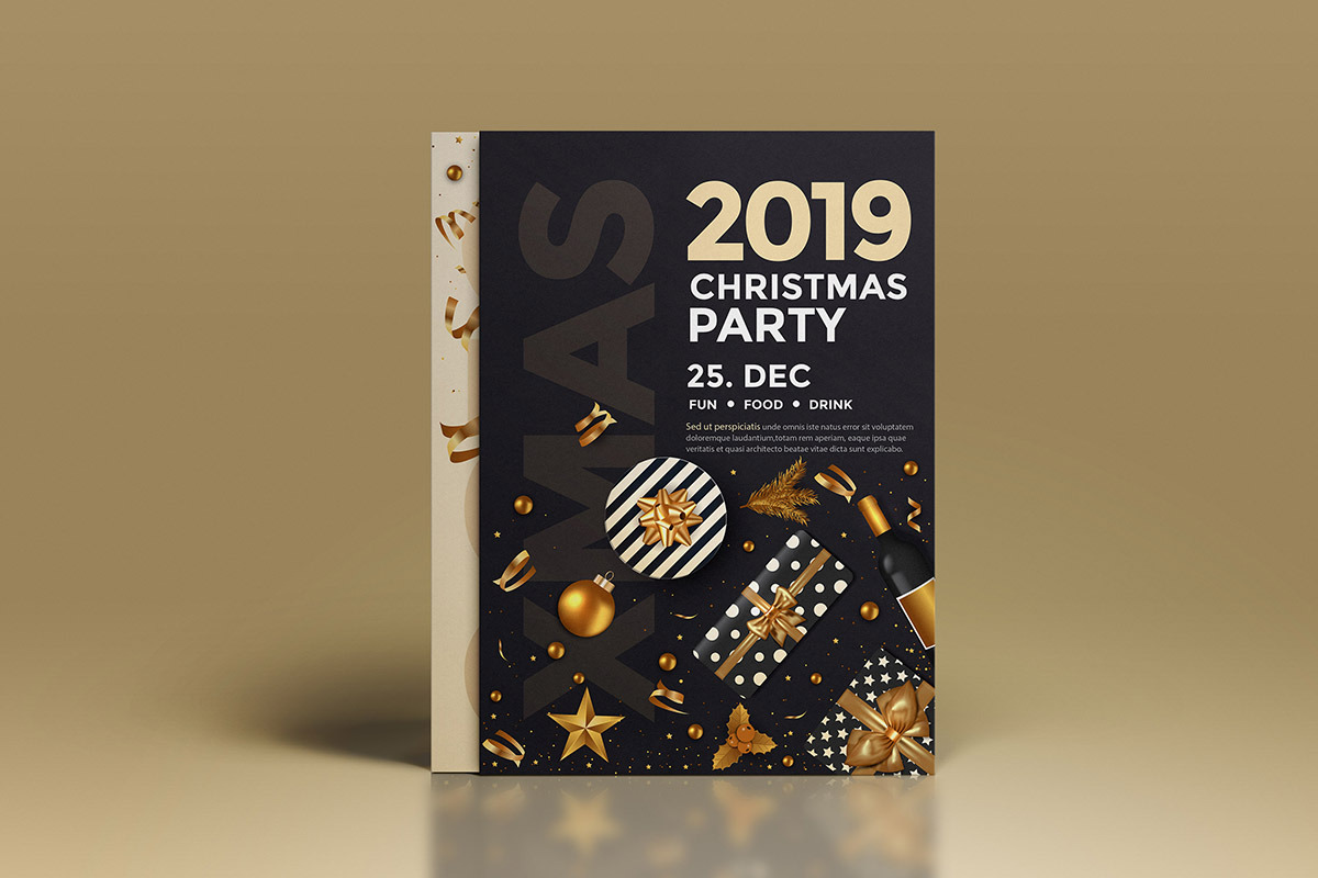 Set of 10 Christmas Party Flyers, a Brochure Template by Creative Graphics (Photo 4 of 15)