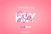 Hey Sister Font Duo, a Sans Serif Font by FSY Creative Lab (Thumbnail 1 of 11)