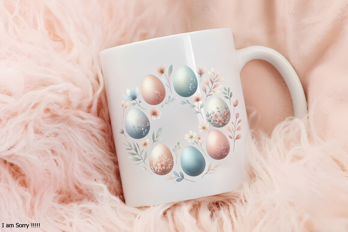 Aesthetic Easter Clipart, a Seasonal Illustration by RobertsArt (Photo 7 of 7)