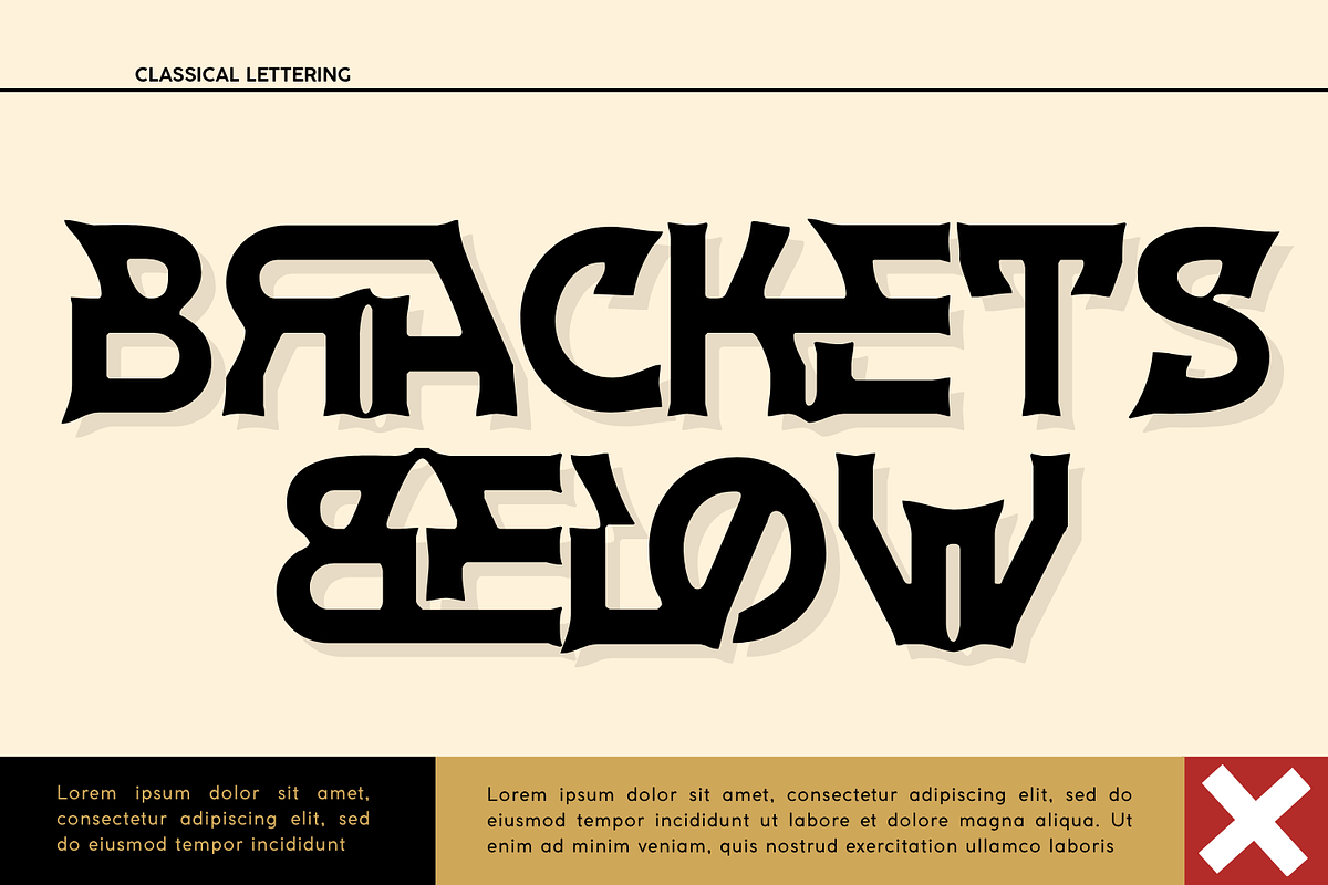 CLASSICAL LETTERING - CYBERPUNK FONT, a Serif Font by 177Studio (Photo 3 of 8)