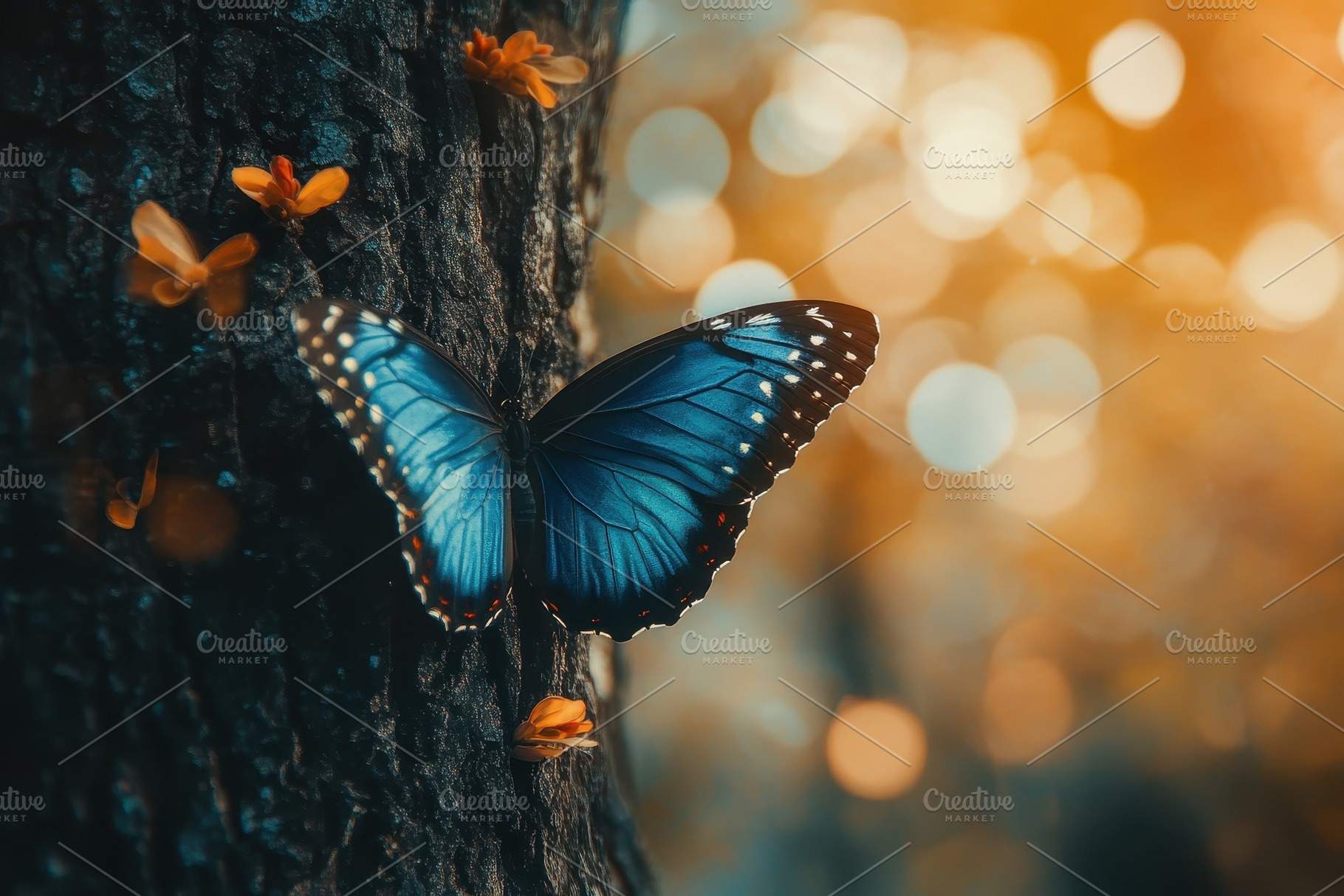 Beautiful blue butterfly flapping it, a Photo by Iftikhar Alam