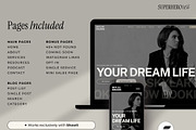 Showit website template for coach, a Websites & App Template by Superhero Design Co. (Thumbnail 7 of 7)