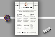 Resume Template, a Resume Template by MightyDesign (Thumbnail 1 of 8)