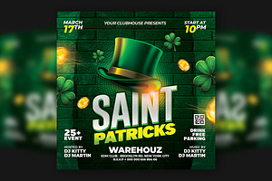 Saint Patricks Day Flyer Template, a Flyer Template by Artonix