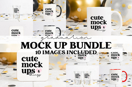 Graduation Celebration Mockup Bundle