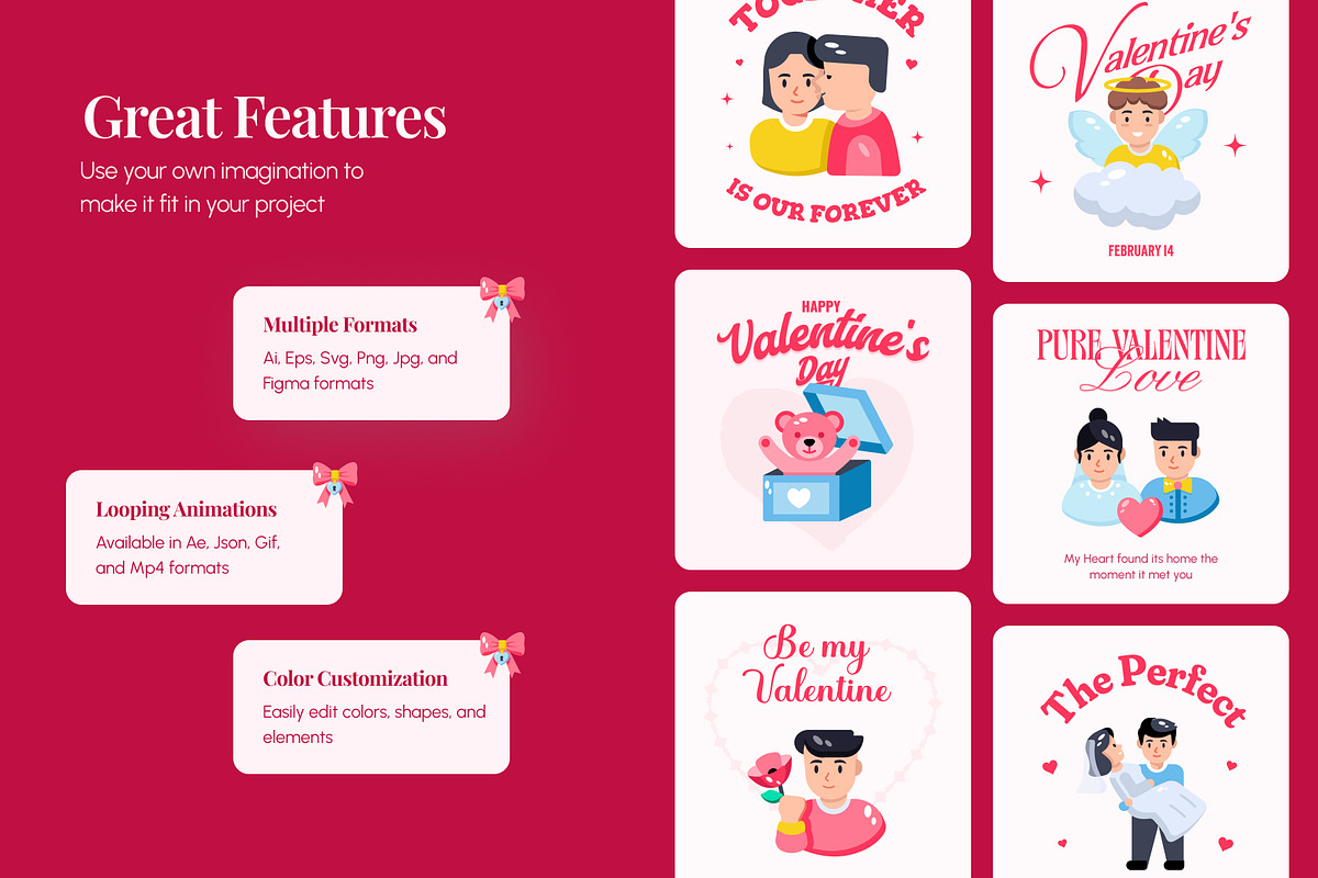Valentine Day Icons Bundle, a Duotone Icon by Prosymbols (Photo 2 of 9)