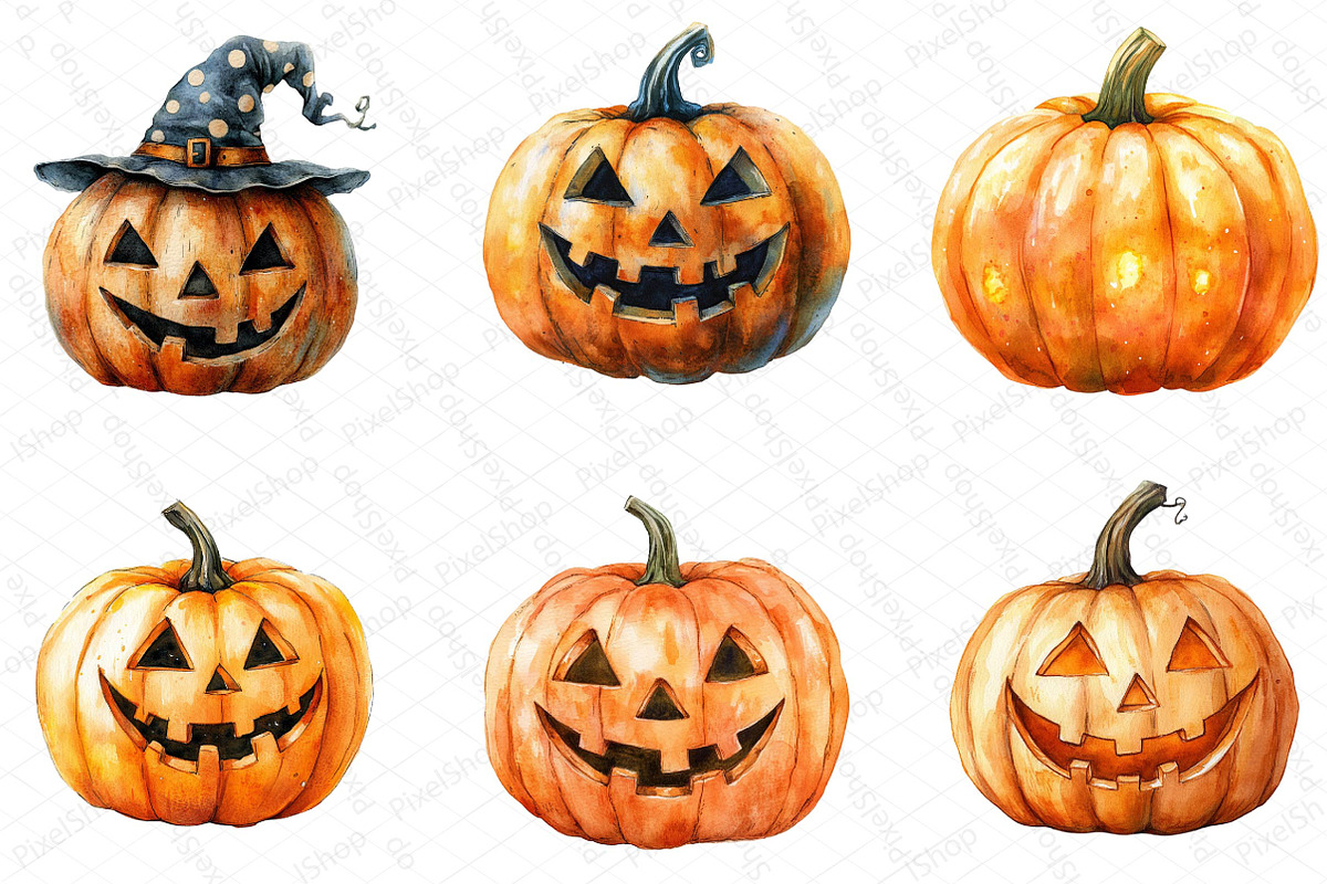 Whimsical Jack-o'-lantern Pumpkin PN, an Illustration by DreamPrint404 (Photo 3 of 7)