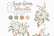 Sage Green Terracotta Botanicals, an Illustration by Momo Studio (Thumbnail 7 of 11)
