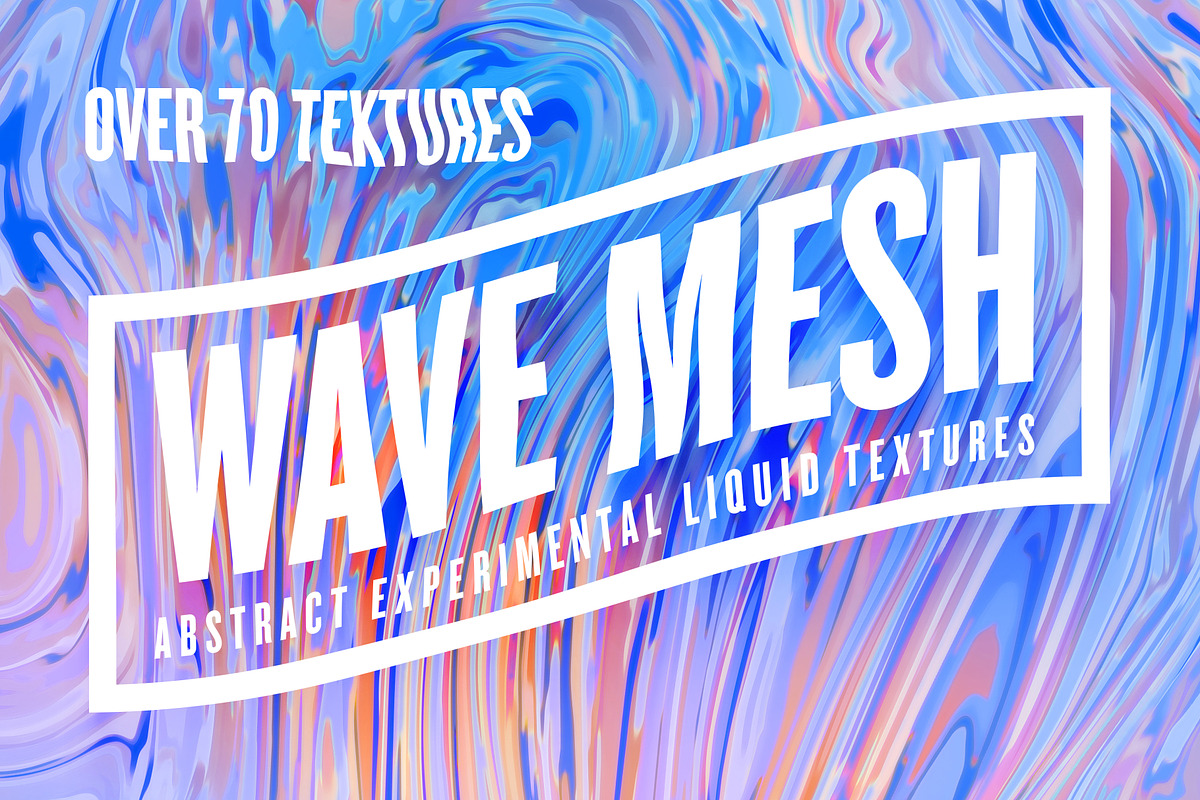 Wave Mesh - Abstract Liquid, a Texture Graphic by Fox & Bear (Photo 1 of 10)