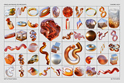 3D CHROME RUST Objects, an Object Graphic by angelainthefields (Thumbnail 5 of 15)