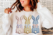 Patchwork Easter Png Yarn Easter Bun, an Illustration by SinaCreation (Thumbnail 4 of 7)