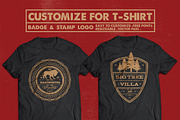 Retro Badge & Stamp Logo 2, a Branding & Logo Template by The Craftsman (Thumbnail 4 of 10)