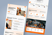 Digital Marketing Landing Page, a Landing Page Template by FIBRINOSÄ (Thumbnail 4 of 6)
