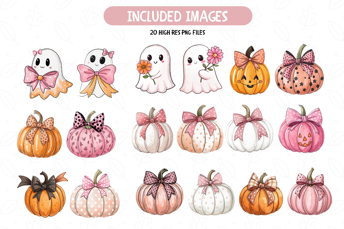 Coquette Halloween Clipart, an Illustration by TatiMockup (Photo 2 of 5)