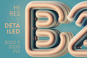 Rounded & Matte - 3D Lettering, a Graphic by MIIM (Thumbnail 2 of 8)