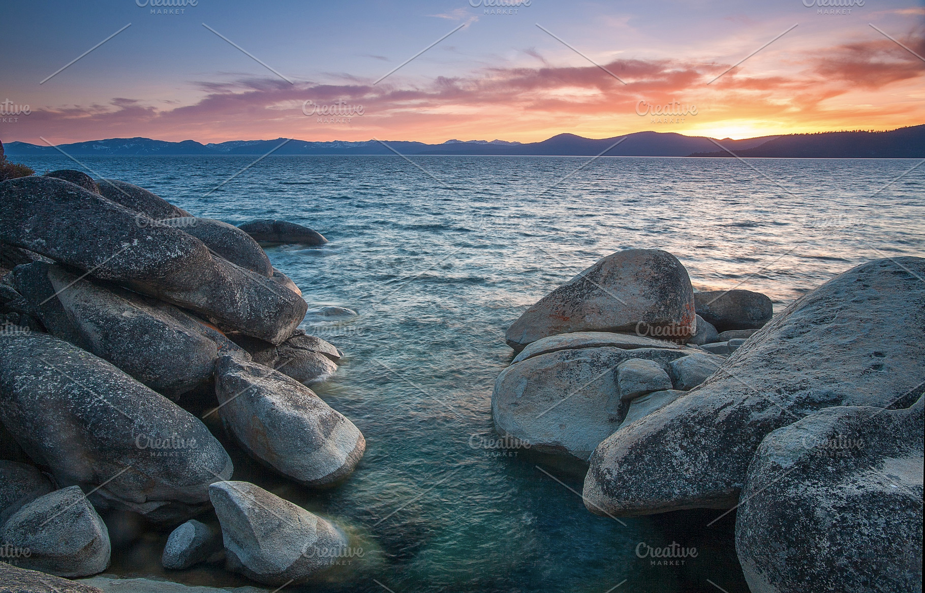 Beautiful lake tahoe california stock photo containing beach and california, a Nature Photo by Always Wanderlust