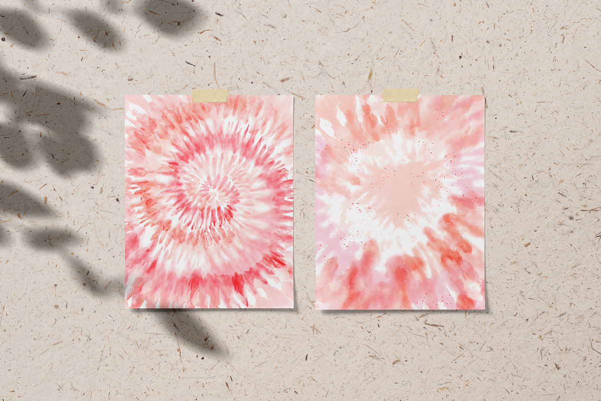 Tie-Dye Valentine's Day Card, a Pattern Graphic by The Gypsy Goddess (Photo 7 of 8)