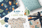 Dino Party, an Animal Illustration by Lori Room (Thumbnail 4 of 6)