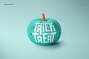 Halloween Pumpkin Mockup Set, a Household Mockup by creatsy2 (Thumbnail 4 of 11)
