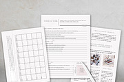 Daily Printable Planner for Creative, a Brochure Template by CreativeMavenCo. (Thumbnail 7 of 7)