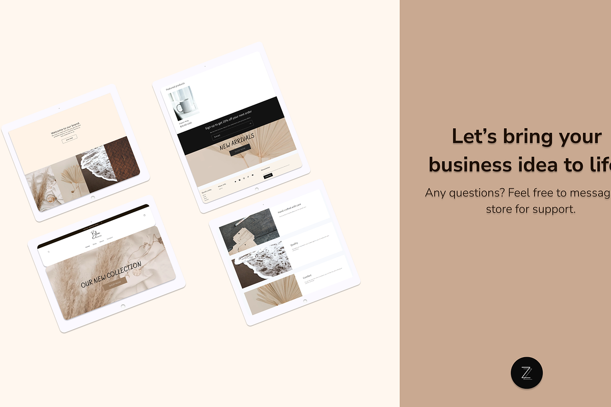 Blue Waterfall Shopify 2.0 Theme, a Templates & Theme by Zqdo (Photo 7 of 7)