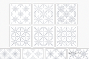 Glitter snowflakes seamless patterns, a Pattern Graphic by Palette Pursuit (Thumbnail 4 of 8)