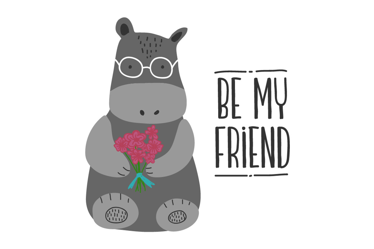 Kid's prints.Stylized cute animals, a Background Graphic by Tierre3012 (Photo 21 of 21)