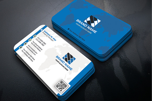 Editable Visiting Card PSD preview 5