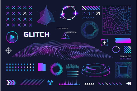 Retrofuturistic elements. Geometric, a Graphic by Stock-Smart-Start