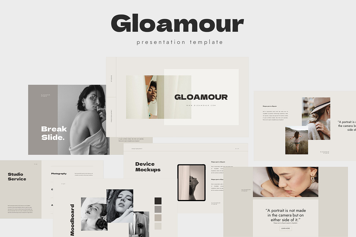 Gloamour - Keynote Template, a Presentation Template by eunavia (Photo 1 of 6)