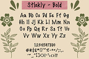 Stickly Display Font, a Font by Kimber Shook (Thumbnail 6 of 6)