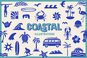 Coastal Illustrations, an Illustration by cd-design.co (Thumbnail 1 of 6)