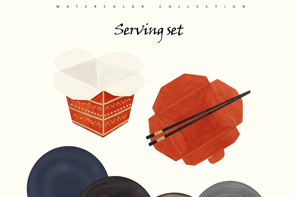 Fried Rice Watercolor Recipe Set, a Food Illustration by Sunshine Art (Photo 12 of 13)