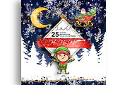 Ho-Ho-Ho christmas seamless patterns, a Pattern Graphic by JuliaStarArt-FantasyHome (Thumbnail 8 of 12)